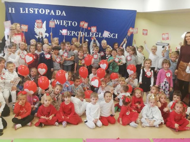 Obchody Święta Niepodległości w naszym przedszkolu 2019r.